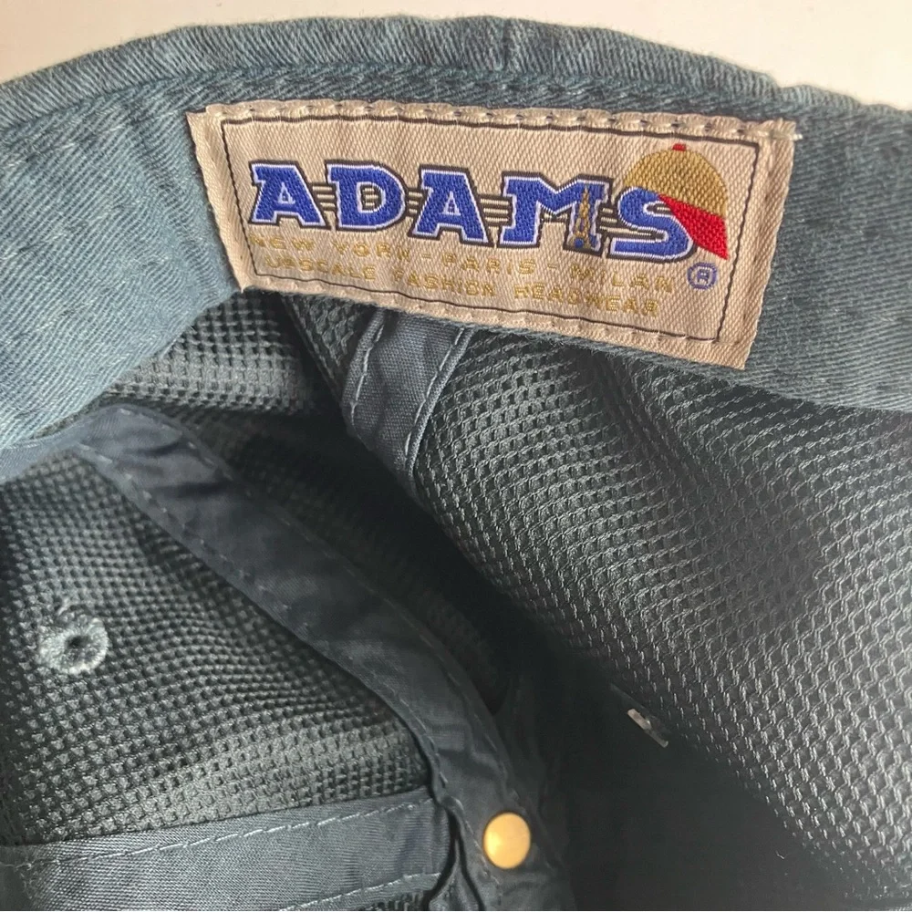 Adams Cool Crown Blue Mesh Lined Baseball Hat Bride Squad Dad Hat Ball Cap NWT